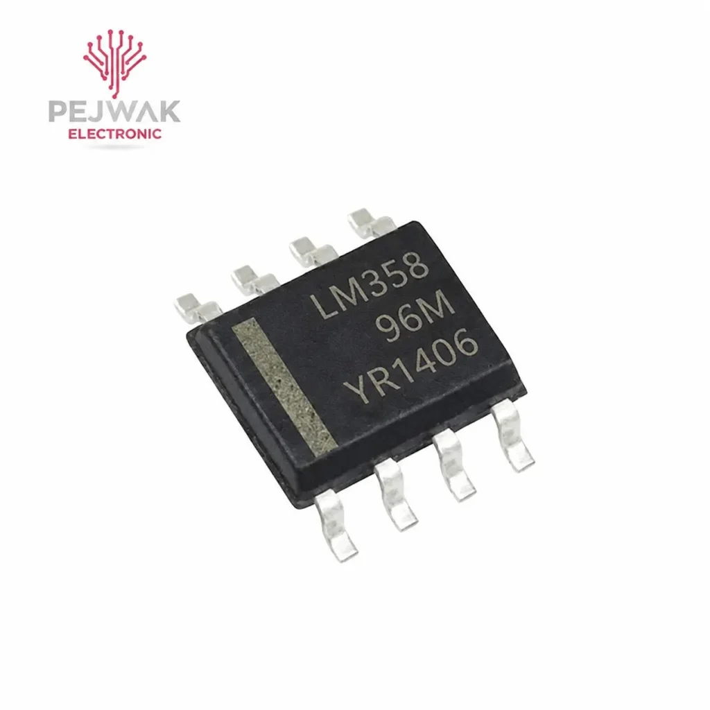آی سی SMD مدل LM358 پکیج SOIC-8 تقویت کننده عملیاتی دو کاناله