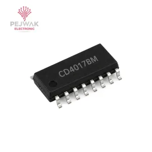 آی سی SMD مدل 4017BM شمارنده ده‌دهی