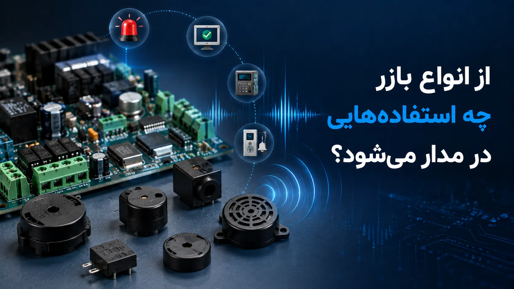 ماژول بازر و راه‌اندازی آن در الکترونیک