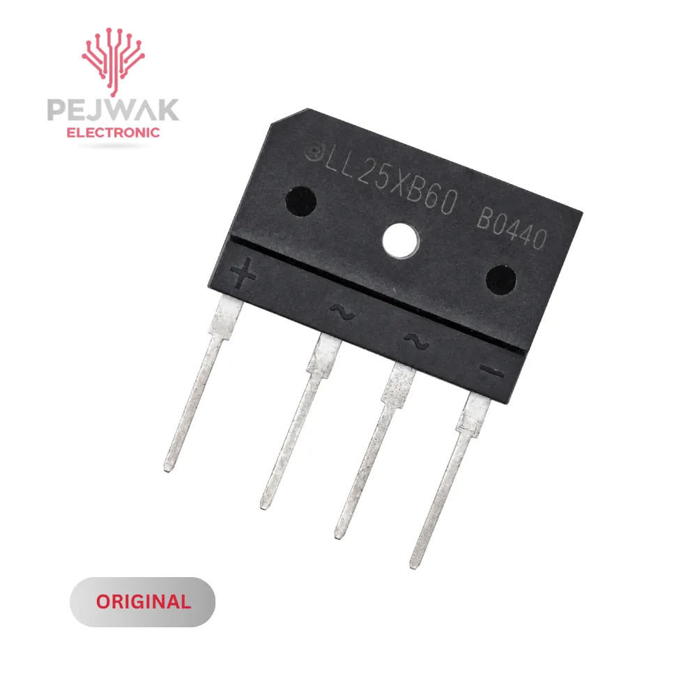 پل دیود 25A 600V تخت شانه ای LL25XB60