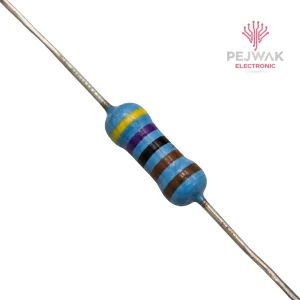 مقاومت 4.7KR 1/4W 1% پایه‌دار